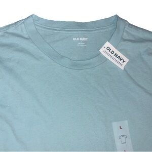 Old Navy Men's Light Blue Short Sleeve Tee